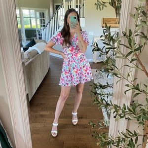 Floral print dress